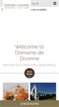 Mobile Screenshot of domainedivonne.com